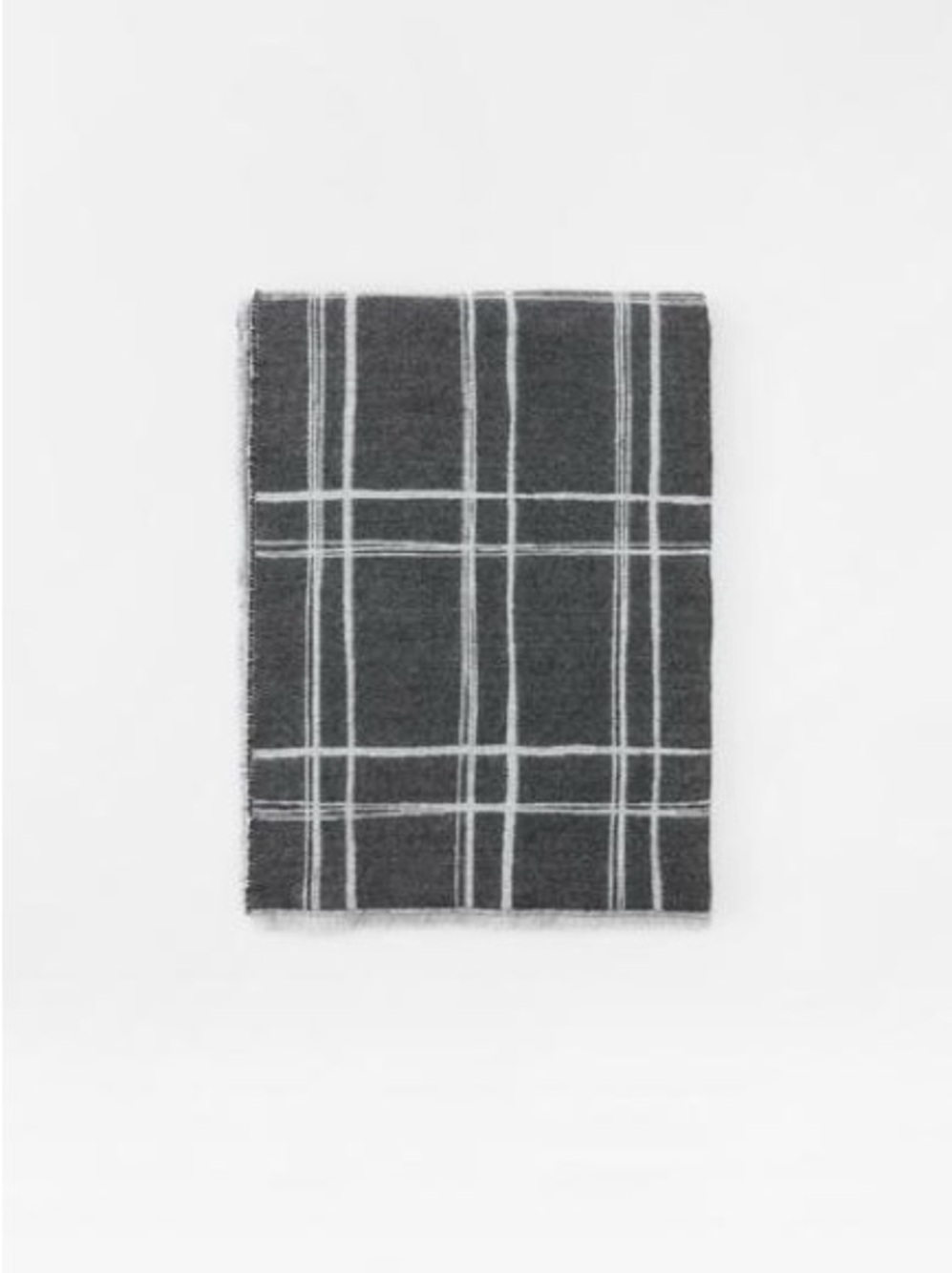 ZARA Reversible Checkered Scarf
